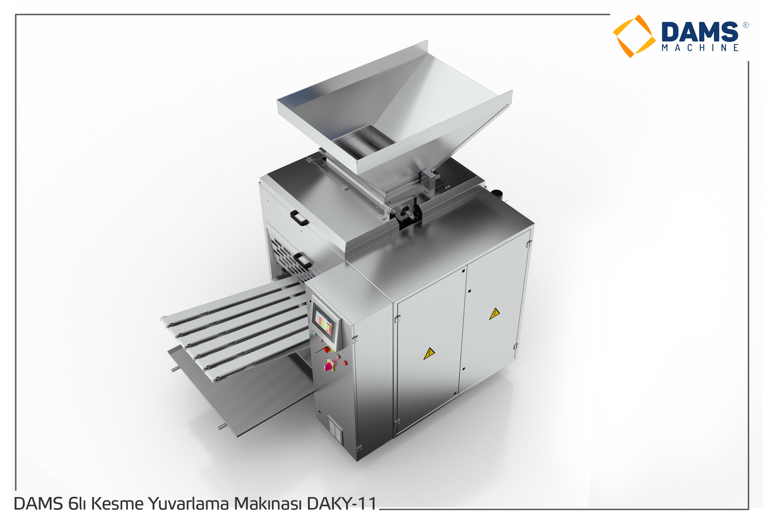DAMS 6 Rows Dough Cut and Weigh Machine DAKY-11